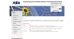 Desktop Screenshot of aeieb.es