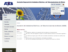 Tablet Screenshot of aeieb.es
